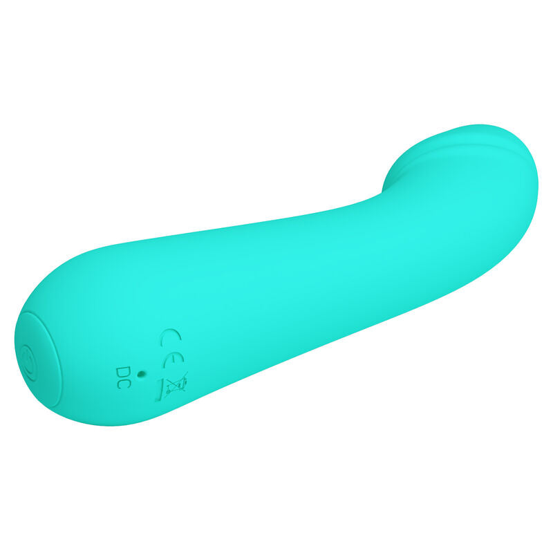 Vibrator Punctul G, Pretty Love - Cetus, Reincarcabil, Verde Aqua
