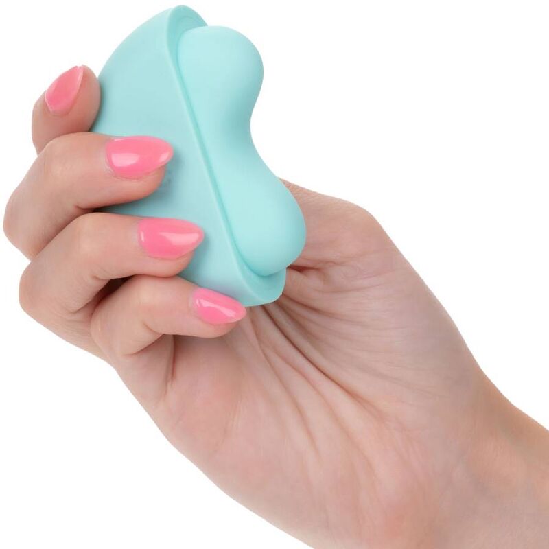 Stimulator Vibrator, CalExotics - Ovation Applause, 10 Viteze de Vibratie, Aqua Green