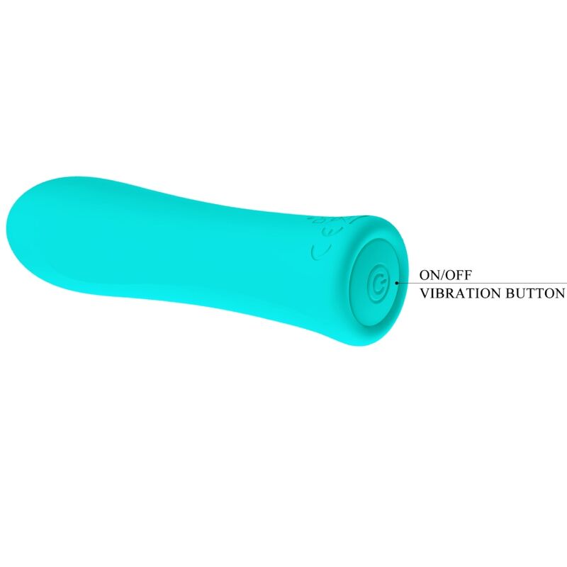 Vibrator, Pretty Love - Alfreda Super Power, 12 Functii de Vibratie, Verde Aqua