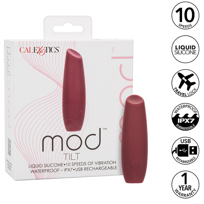 Stimulator, CalExotics - Mod Tilt, 10 Viteze de Vibratie, Rosu
