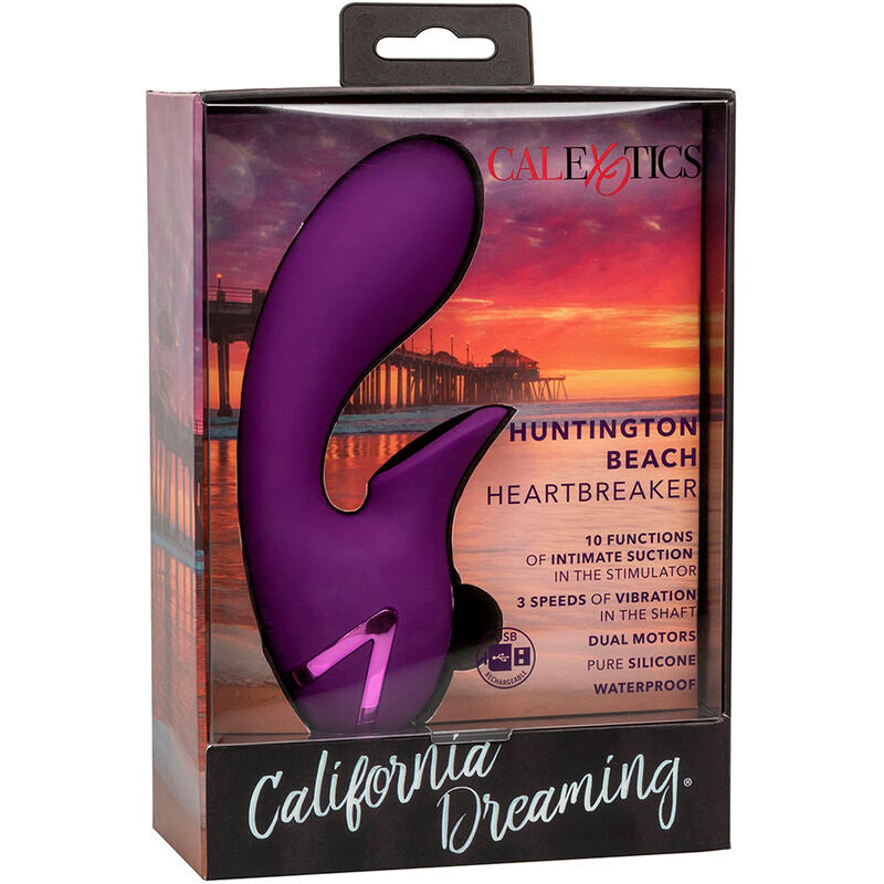 Stimulator cu Aspiratie, CalExotics - California, Aspiratie Clitoris 10 Functii, Mov