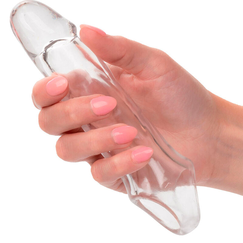 Extensie Penis, CalExotics - Performance Maxx Clear Extension 5.5, Cap Solid Ultra-Moale, 13.97 CM Transparent