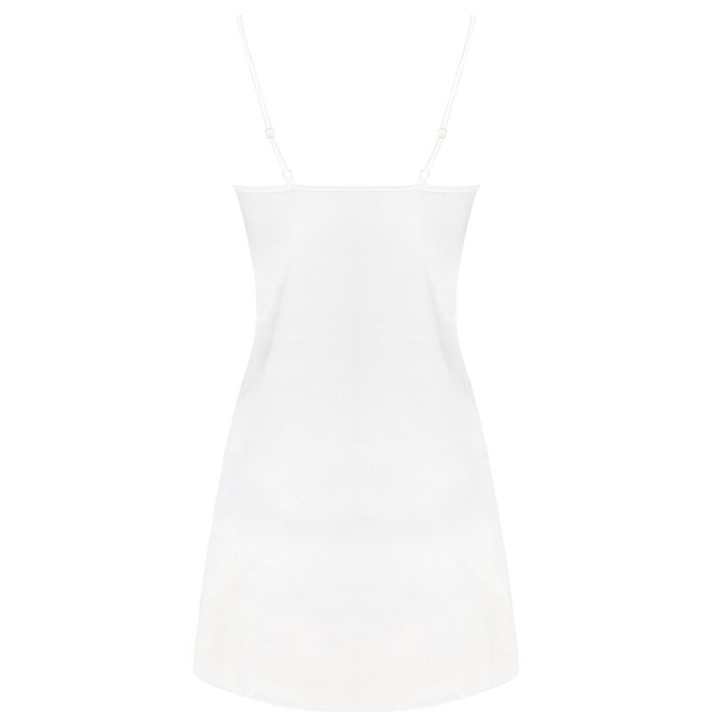 Set Lenjerie, Livco Corsetti Fashion - Jacqueline LC 90249, 3 Piese Halat Camasa si Tanga, S/M Ecru