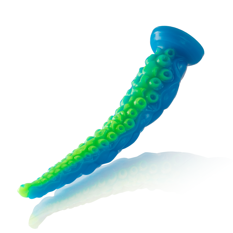 Dildo, Epic Cybersilicock - Scylla Fluorescent Thin Tentacle, Silicon, Small Size