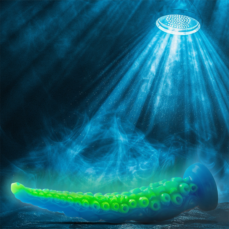 Dildo, Epic Cybersilicock - Scylla Fluorescent Thin Tentacle, Silicon, Small Size