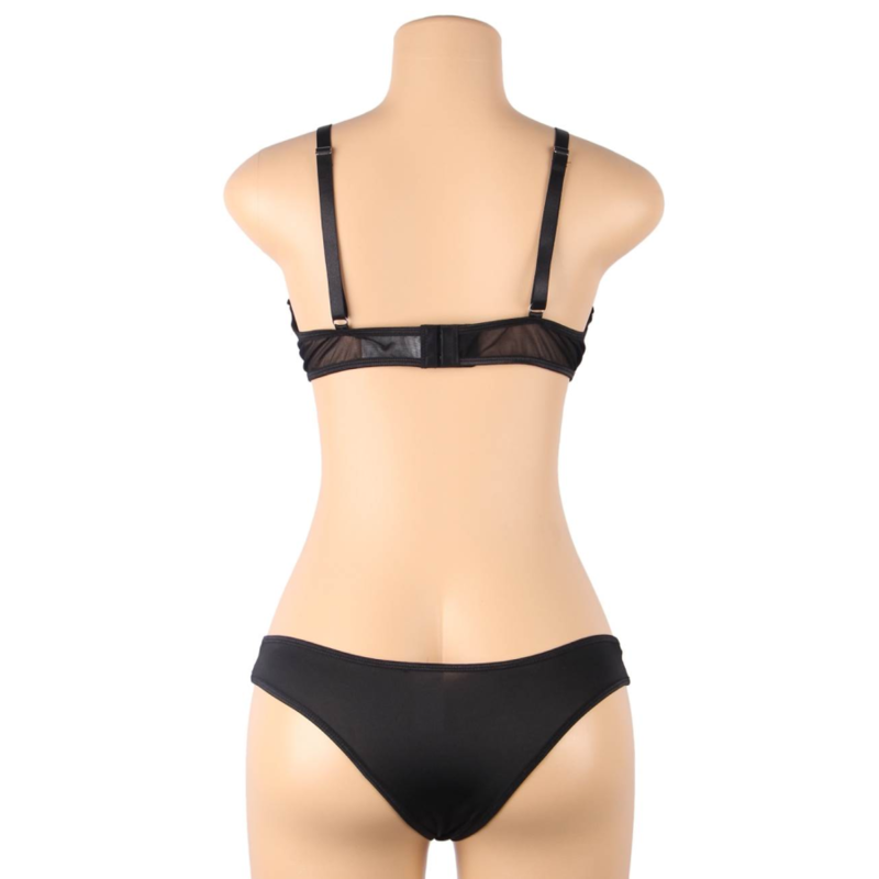 Set Sutien si Chiloti, Subblime, Transparent, S/M