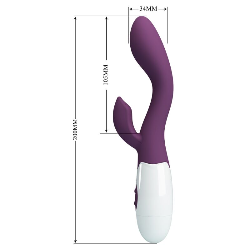 Vibrator G-Spot, Pretty Love - Brighty, 30 Functii de Vibratie, Mov