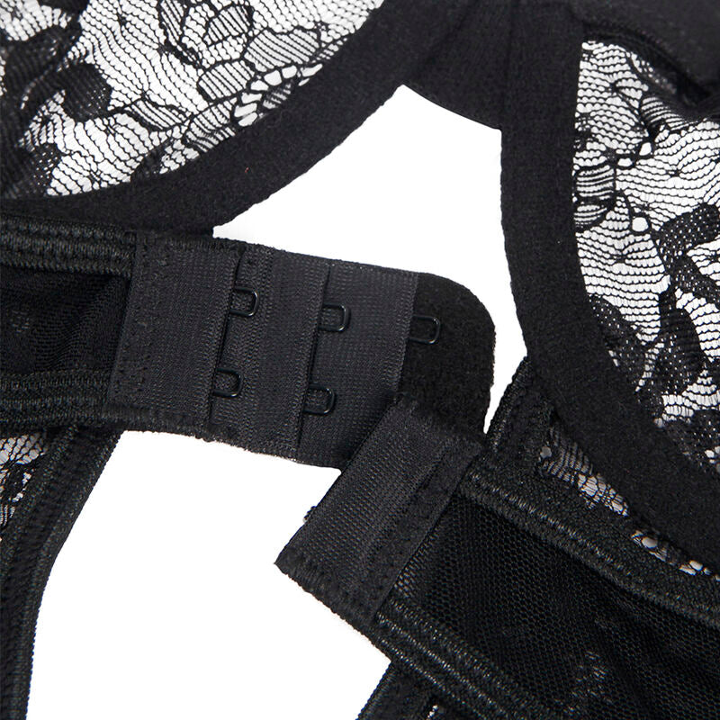 Teddy, Subblime, cu Dantela si Jartiere, S/M Negru