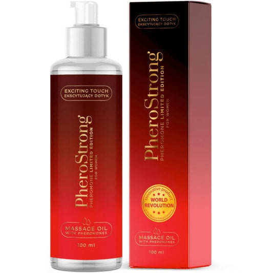 Ulei de Masaj cu Feromoni, PHEROSTRONG - Editie Limitata pentru Femei, 100 ml