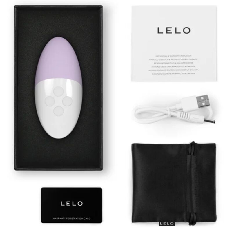 Vibrator Clitoris, Lelo - Siri 3, Activat de Sunet SoundSense, Calm Lavender