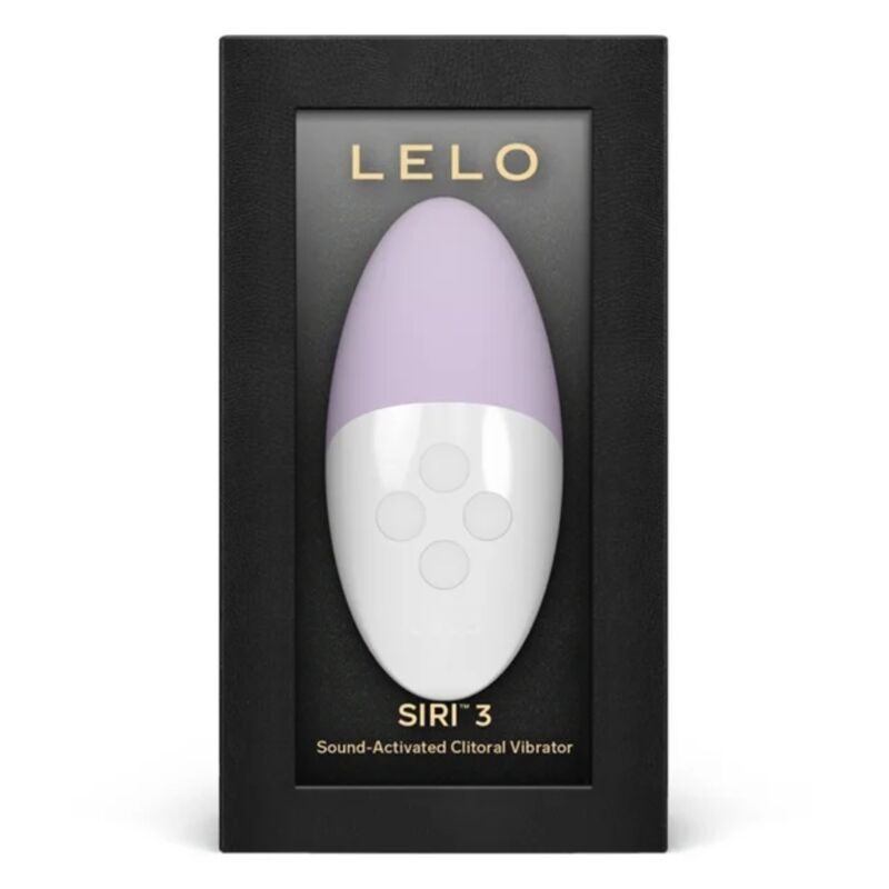 Vibrator Clitoris, Lelo - Siri 3, Activat de Sunet SoundSense, Calm Lavender
