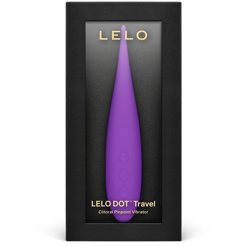 Stimulator Clitoris, Lelo - Dot Travel, 8 Moduri de Vibratie, Purple