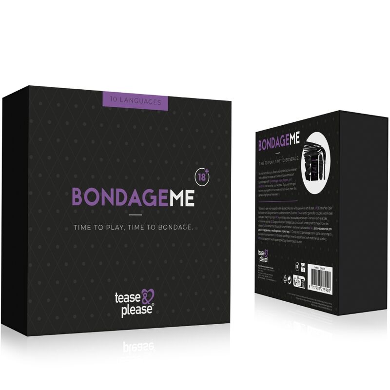 Bondage, Tease & Please - Time To Play, cu Franghie Bici si Masca pentru Ochi