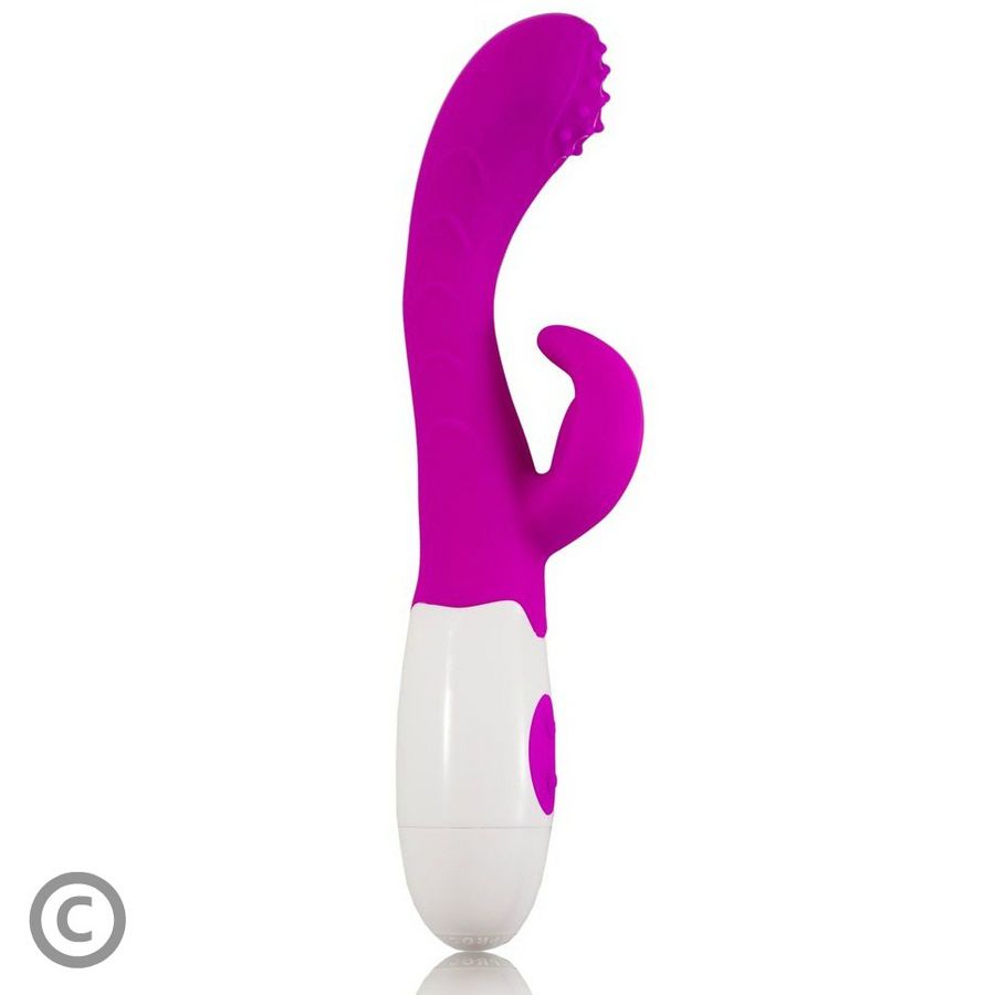 Vibrator, Pretty Love - Flirtation Arthur, Stimulare Punct G si Clitoris, Lila/Alb