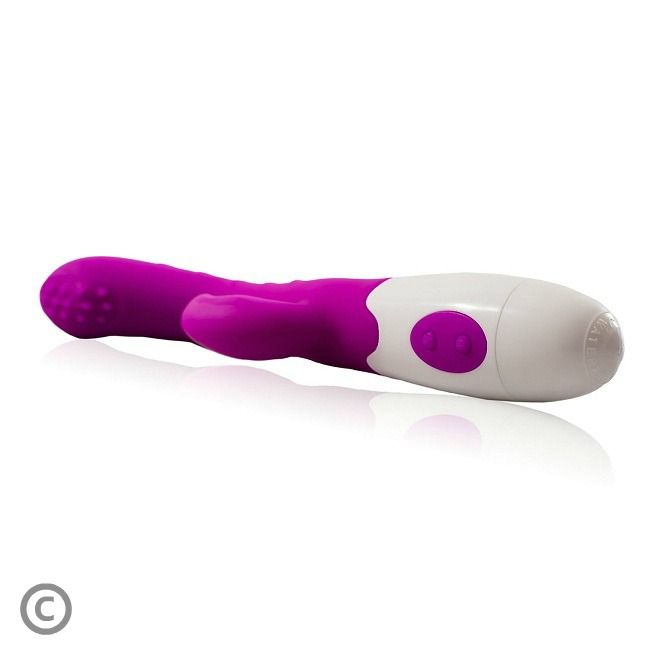 Vibrator, Pretty Love - Flirtation Arthur, Stimulare Punct G si Clitoris, Lila/Alb