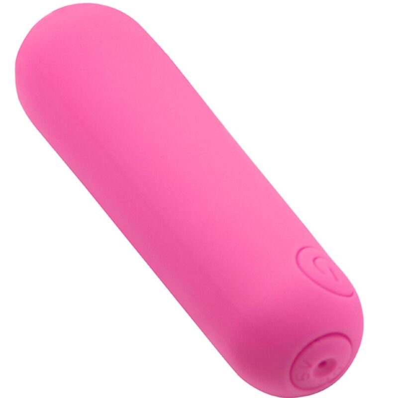 Vibrator Bullet, Armony - Splash Haha, Silicon 10 Vibratii, 75 X 19 CM Roz