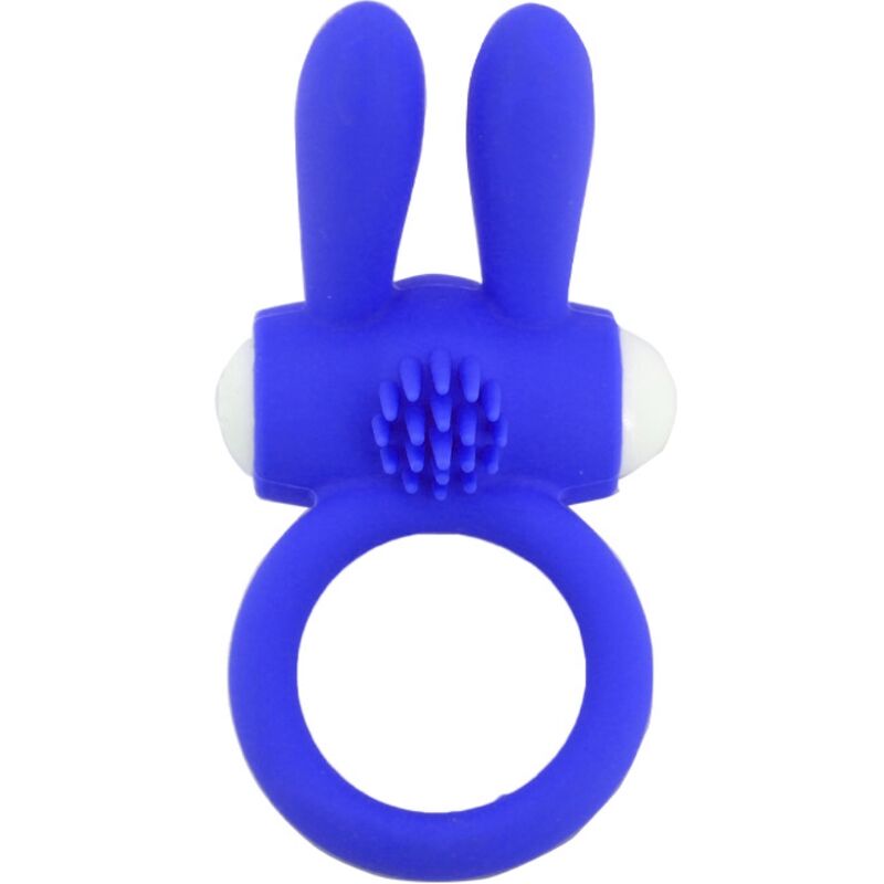 Inel Vibrator, Armony - Mr Bunny, Silicon Medical, Albastru