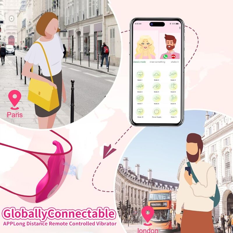 Vibrator pentru Chiloti, Armony - Honeybee, G-Spot, Roz