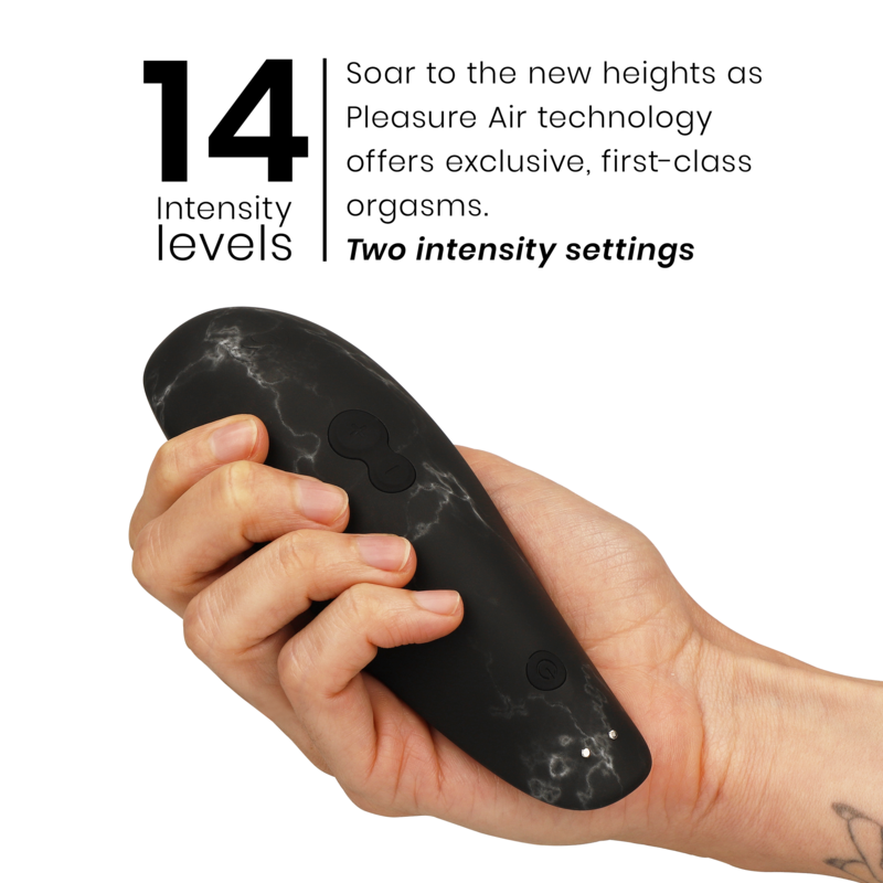 Stimulator Clitoris, Womanizer - Marilyn Monroe Classic 2, Pleasure Air Technology, Marmura Neagra