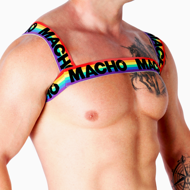 Ham Dublu, Macho - Pride Limited, Elastic Ajustabil Frontal si Posterior, Marime Unica