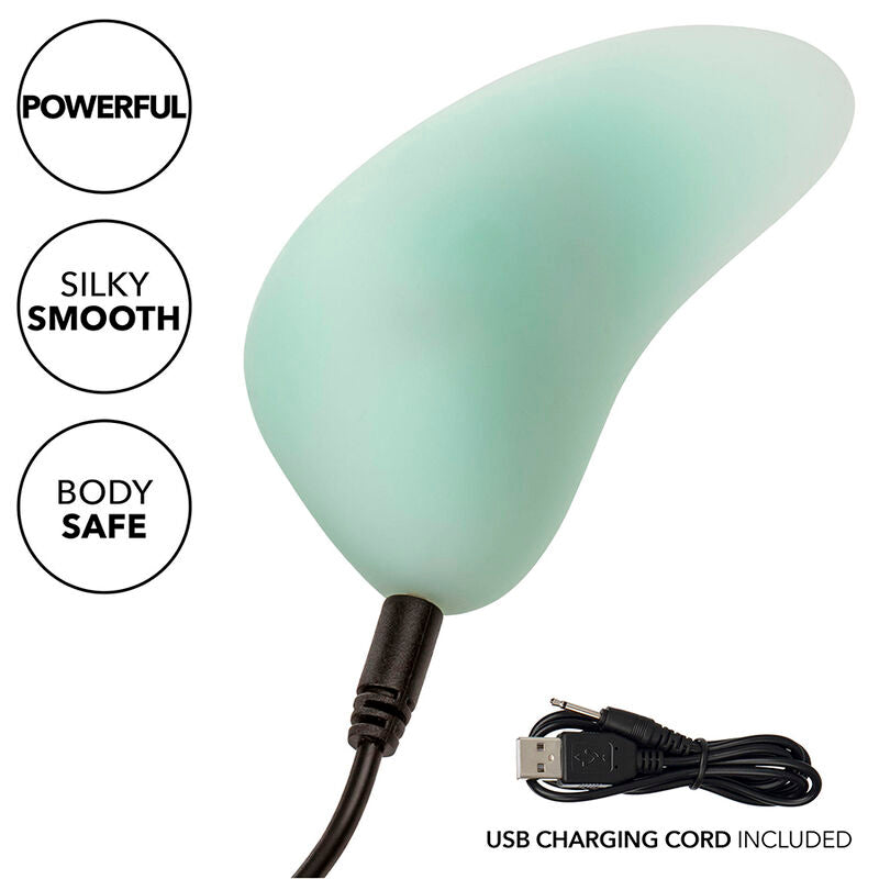 Vibrator Clitoris, CalExotics - Pacifica Bali, 10 Functii, Aqua