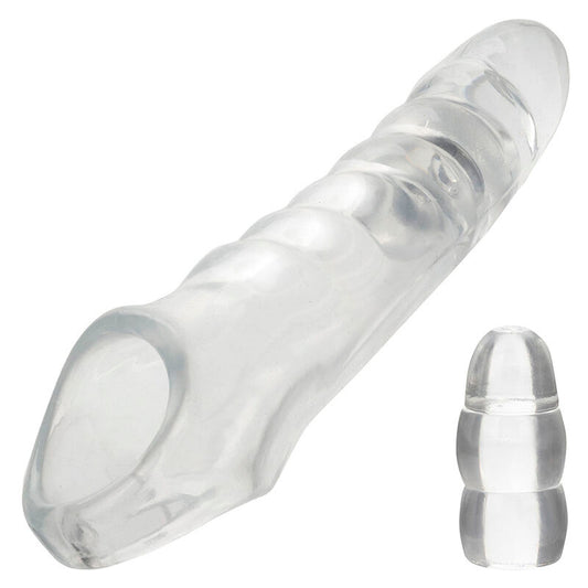 Extender Penis, CalExotics - Maxx, Ajustabil, 9.5 CM Transparent