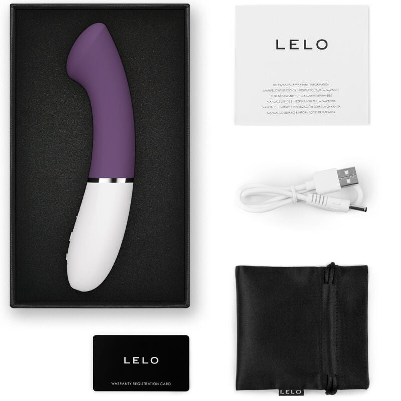 Vibrator Punctul G, Lelo - Gigi 3, Control prin Aplicatie Bluetooth, Mov