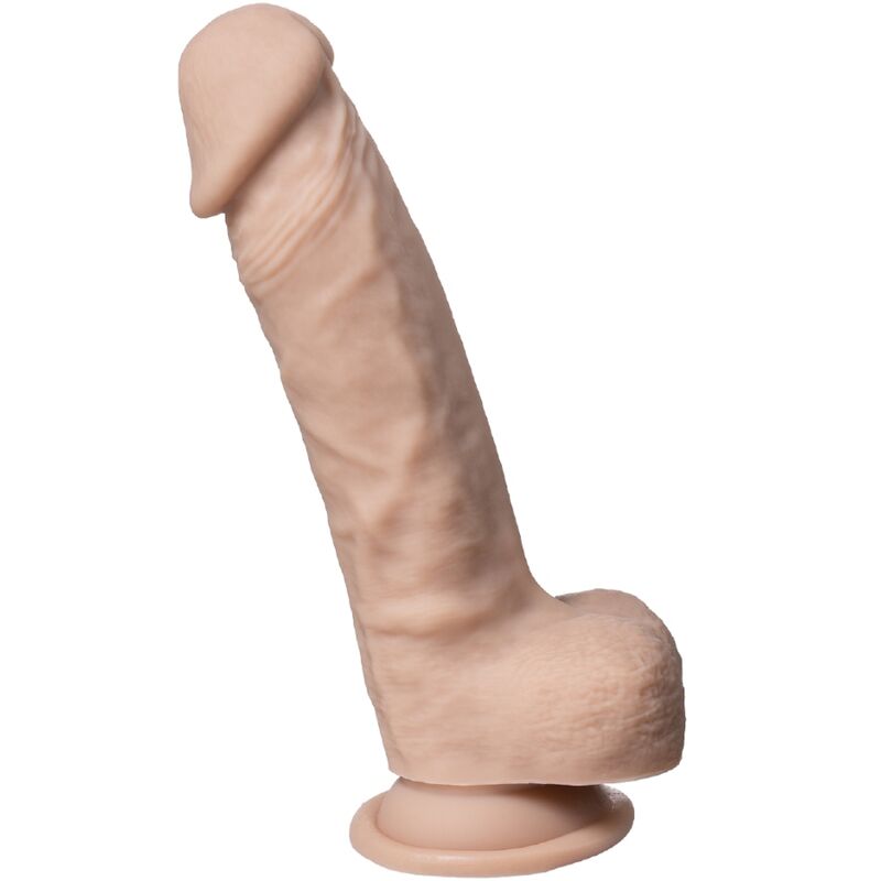 Dildo Realistic, SilexD - Real Skin, Thermo Reactive Premium Silexpan, 23 CM