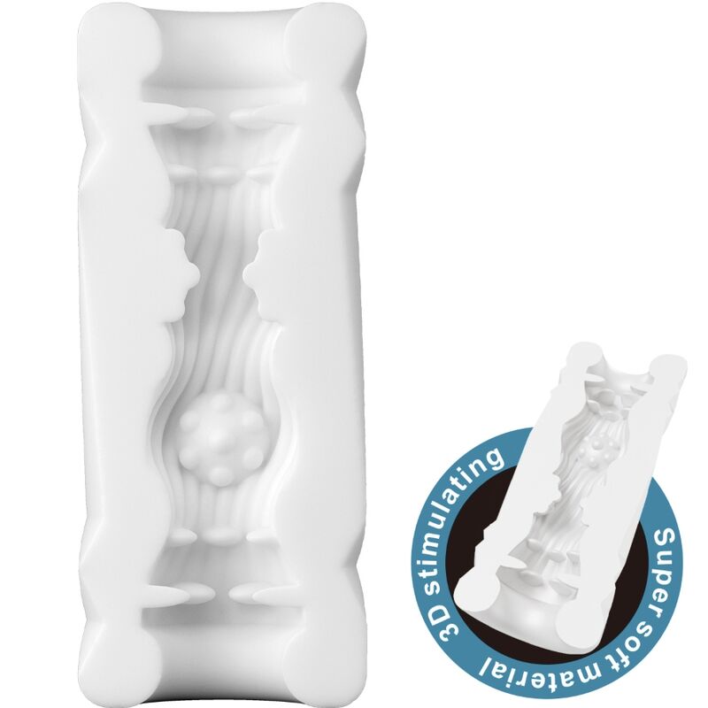 Masturbator Barbatesc, Pretty Love - CAN 2, Capac Flip-Top, Alb