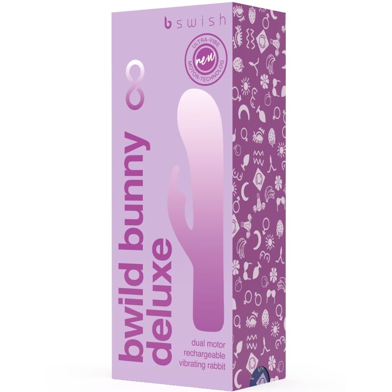 Vibrator Rabbit, B Swish - Bwild Bunny Infinite Deluxe, 10 Vibratii, Mov