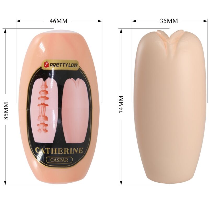 Masturbator Masculin, Pretty Love - Catherine, Material TPR, Nud