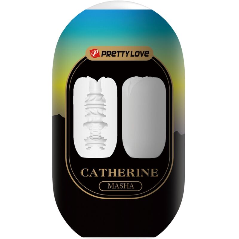 Masturbator Masculin, Pretty Love - Masha, Impermeabil, Alb
