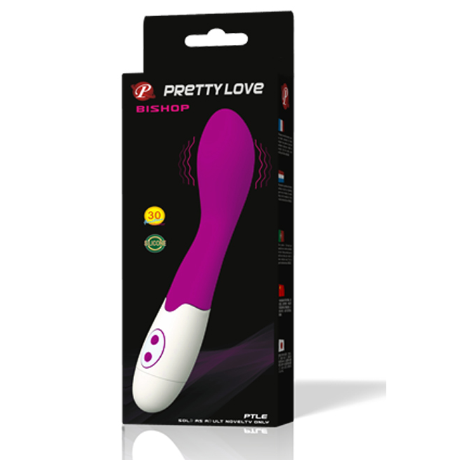 Vibrator, Pretty Love - Flirtation Bishop, 30 de Moduri de Vibratii, 18 CM x 3 CM