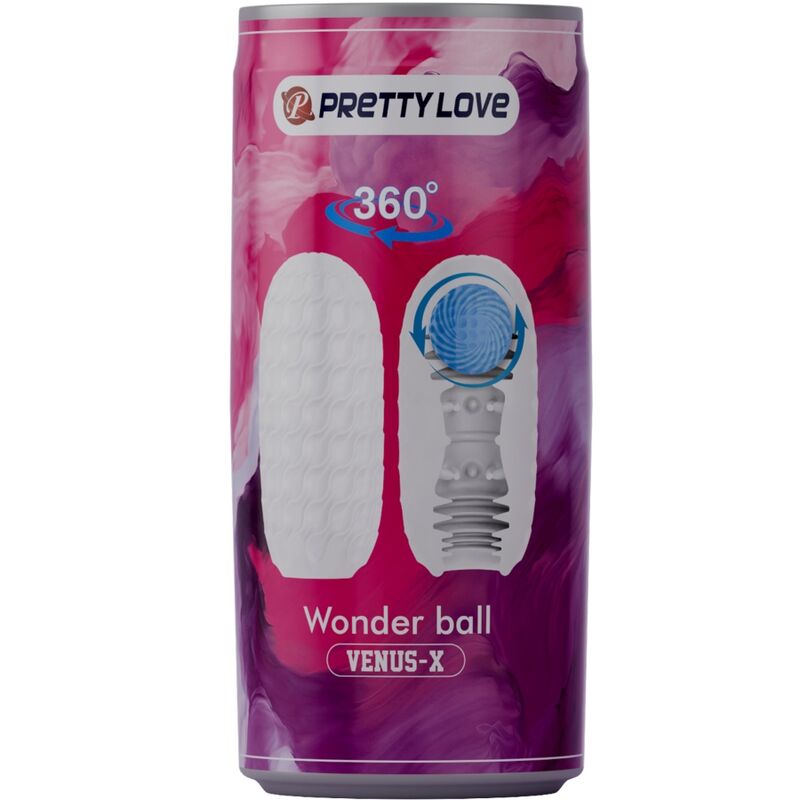 Masturbator Masculin, Pretty Love - Venus X Model 3, Rezistent la Apa, Alb