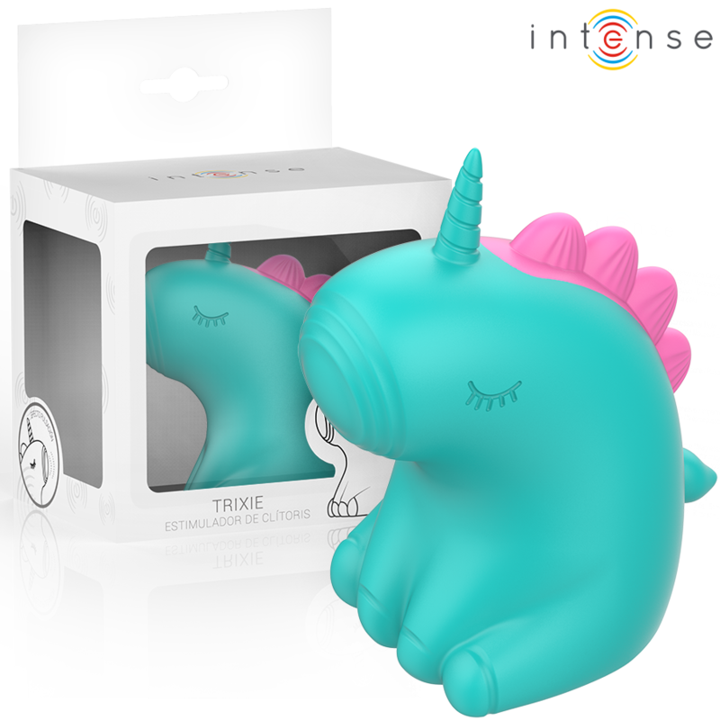 Stimulator Clitoris, Intense - Trixie, Design Unicorn, Verde