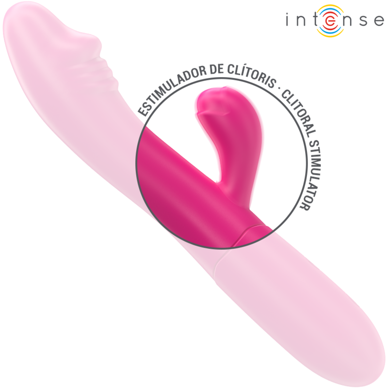 Vibrator, Intense - Ivy, 10 Vibratii cu Limba Stimulatoare, Roz