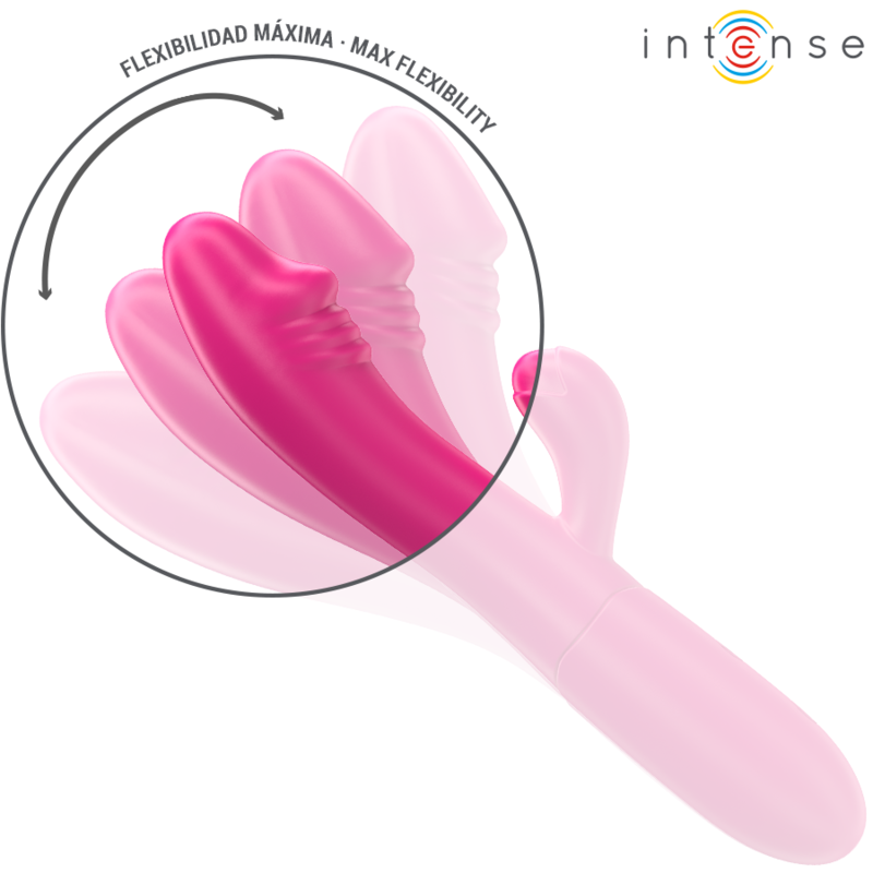 Vibrator, Intense - Ivy, 10 Vibratii cu Limba Stimulatoare, Roz