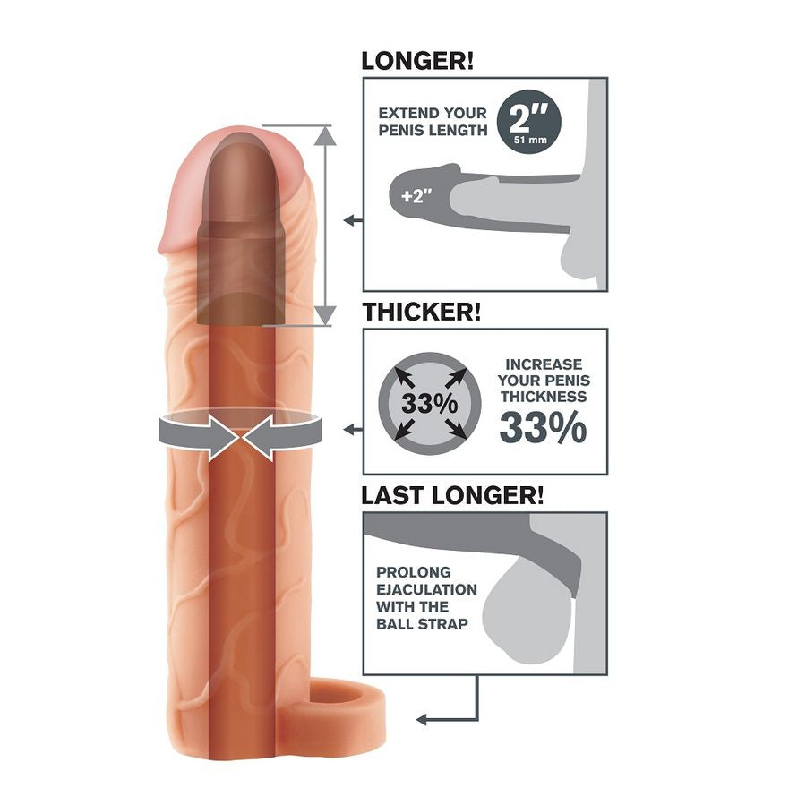 Extensie, Fantasy X-Tensions - Perfect 2, cu Ball Strap, Skin