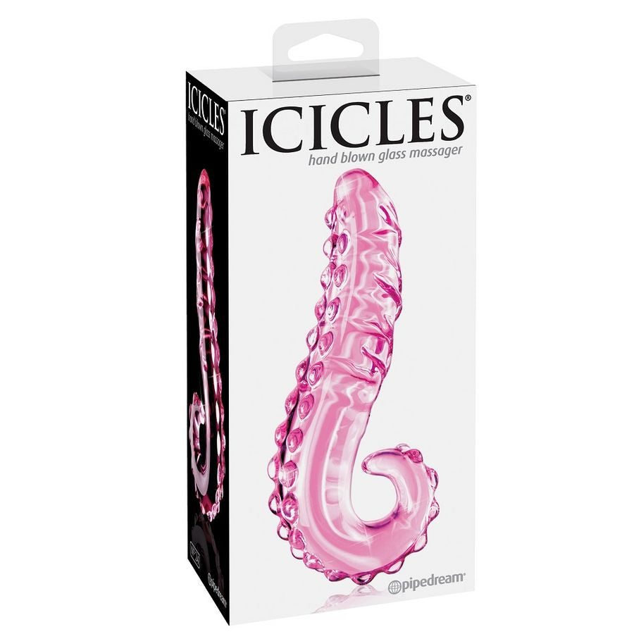 Dildo din Sticla, Icicles - No 24, Sticla Suflata, 11.5 x 3.8 CM