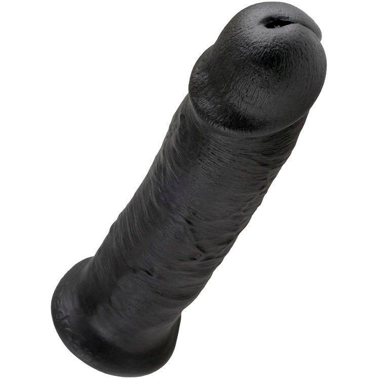 Dildo, King Cock - 10, Realist cu Ventuza, 25 x 6 CM Negru