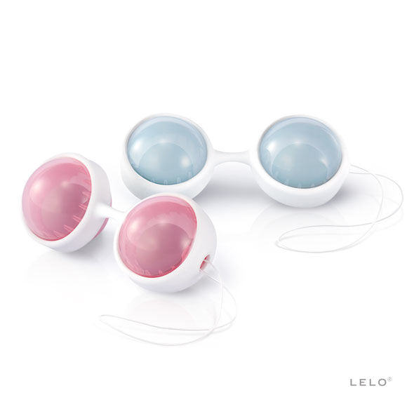 Bile Kegel, Lelo - Luna Beads, Set 4 Bile cu Greutati Interschimbabile