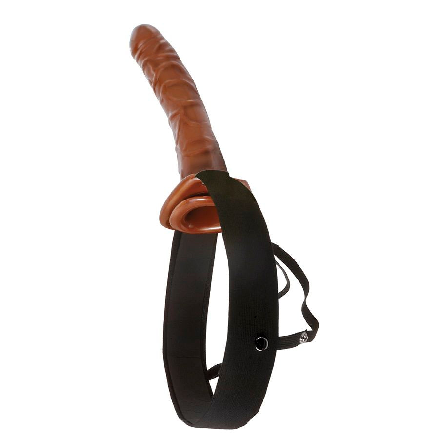 Strap On, Fetish Fantasy Series - Chocolate Dream Hollow, Ham Elastic Ajustabil, 25 CM