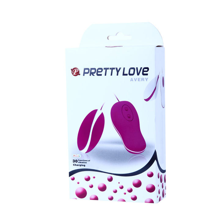Ou Vibrator, Pretty Love - Avery, cu Telecomanda cu Fir