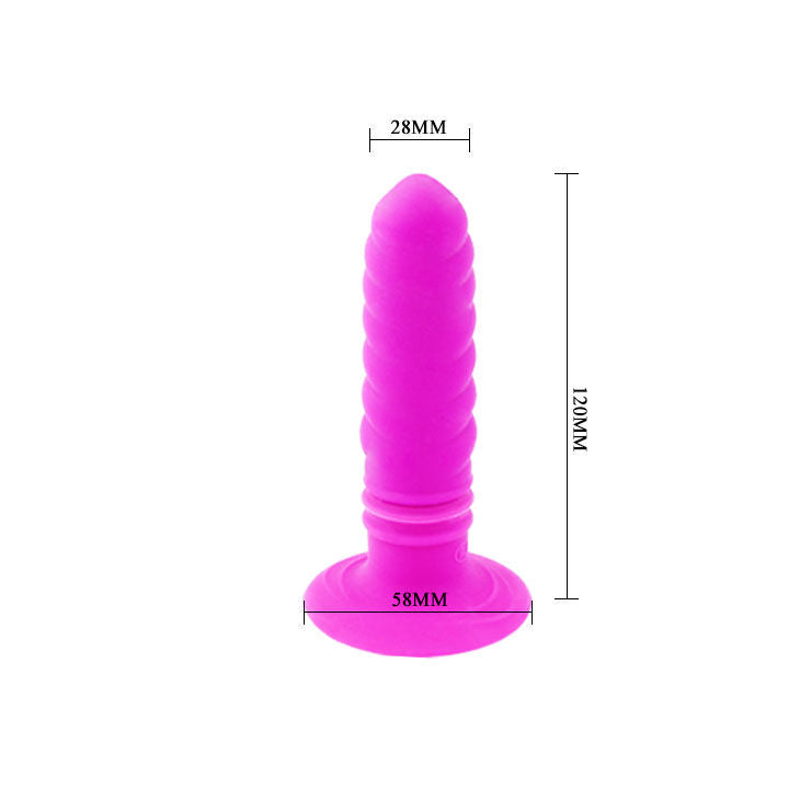 Plug Anal, Pretty Love - Analtwist II, 10 Ritmuri de Vibratie, 13 x 3 CM