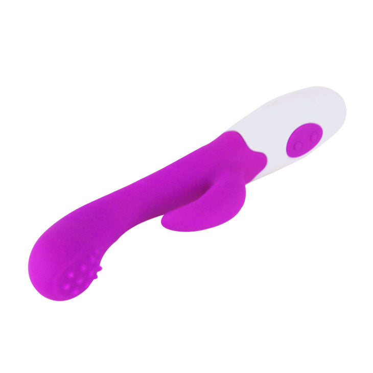 Vibrator, Pretty Love - Flirtation Arthur, Stimulare Punct G si Clitoris, Lila/Alb