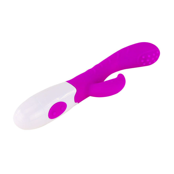 Vibrator, Pretty Love - Flirtation Arthur, Stimulare Punct G si Clitoris, Lila/Alb