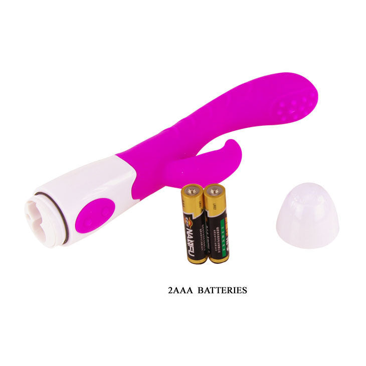 Vibrator, Pretty Love - Flirtation Arthur, Stimulare Punct G si Clitoris, Lila/Alb
