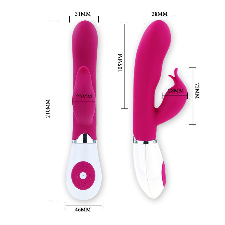 Vibrator, Pretty Love - Flirtation, cu Felix Stimulator, Lila/Alb