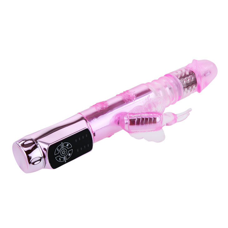 Vibrator Rabbit, Baile - Throbbing Butterfly, Dubla Rotatie si Up&Down