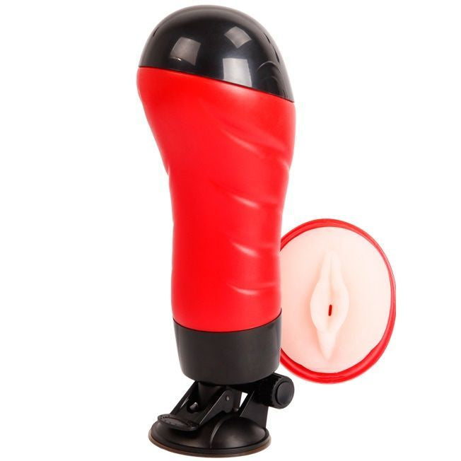 Masturbator, Crazy Bull - Vagin cu Baza, 12 Moduri de Vibratie, 28.3 CM x 10 CM